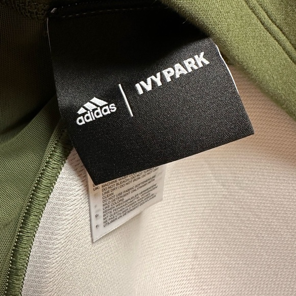 ADIDAS x IVY PARK Wild Pine Green Cropped Long Sleeve Size Plus Size NWT - Picture 6 of 16